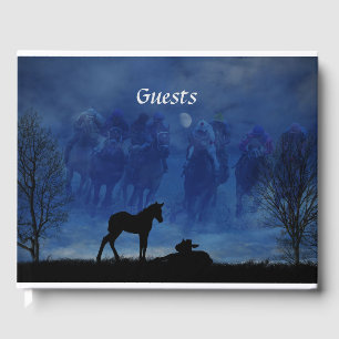 Two Thoroughbred Racehorse Foals Guest Book