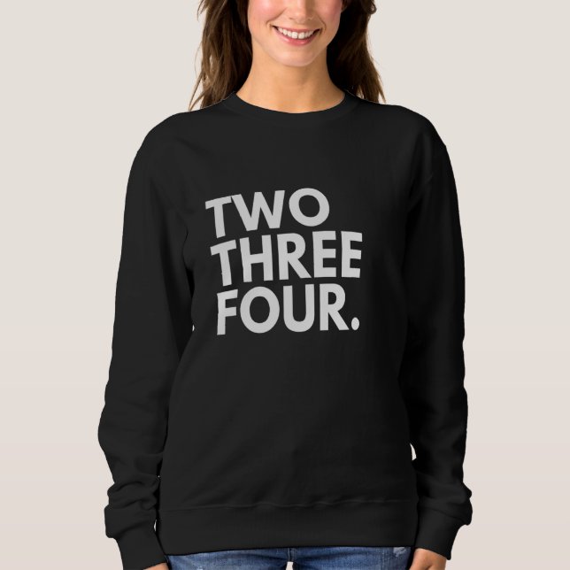TWO THREE FOUR Area Code 234 Akron OH Ohio USA Sweatshirt (Front)