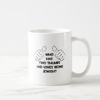 Two Thumbs .. Jewish Coffee Mug