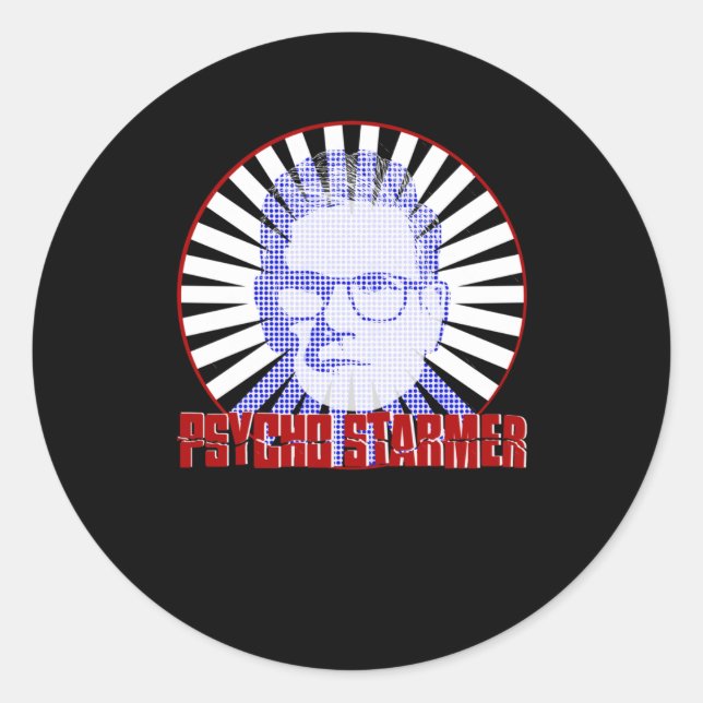 Two Tier Psycho Starmer -  Classic Round Sticker (Front)