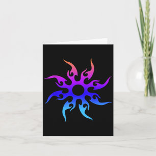 Two Time Costume Teens Tribal Sun Symbol Forsaken Card