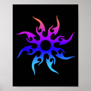 Two Time Costume Teens Tribal Sun Symbol Forsaken  Poster