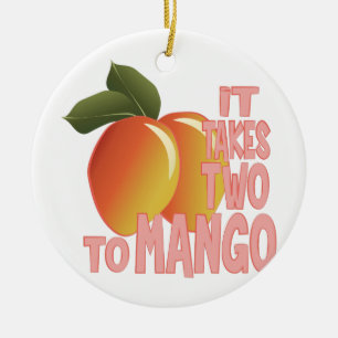 Two To Mango Ceramic Tree Decoration