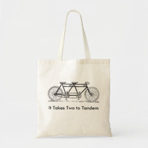 Two to Tandem Tote Bag