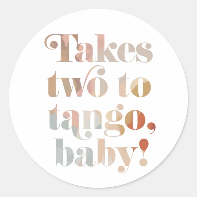 Two to Tango Sticker (Front)