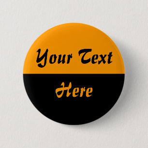 Two Tone - 01 - Orange 6 Cm Round Badge