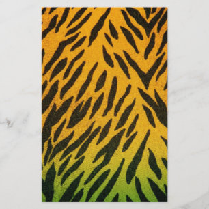Two Tone Animal Print Stationery