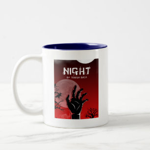 Two-Tone Author Book Launch Promotion Design Coffee Mug