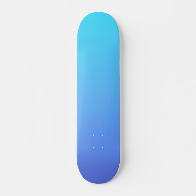 Two Tone Blue Colour Combination Skateboard (Front)
