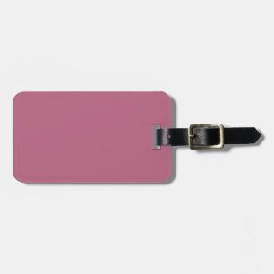 Two-Tone Brown & Mauve Pink Luggage Tag