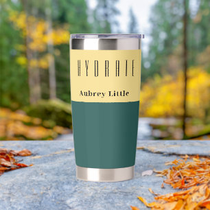 Two tone custom personalised insulated tumbler