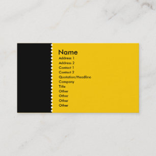 Two Tone - Dotted Line Business Card