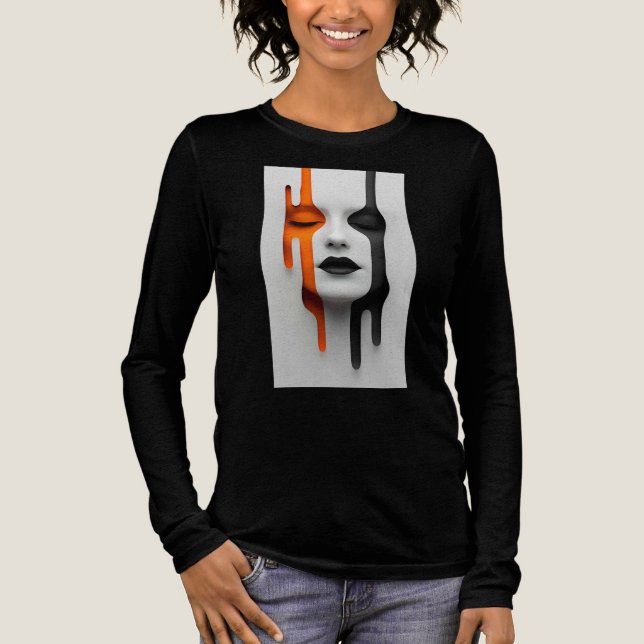 Two-Tone Face Tri-Blend Shirt (Front)