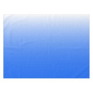 Two-tone gradient ombre electric blue tablecloth