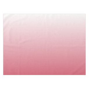 Two-tone gradient ombre salmon pink tablecloth