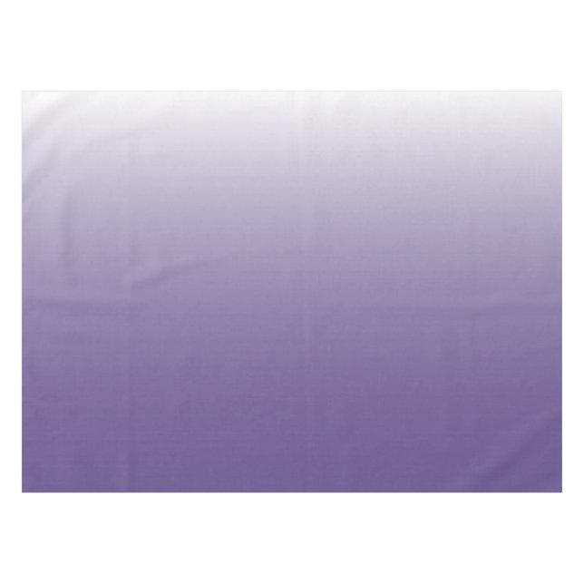 Two-tone gradient ombre Ultra Violet Tablecloth (Front (Horizontal))