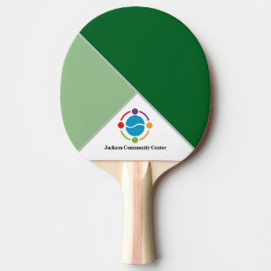 Two Tone Green Ping Pong Paddle with Your Logo