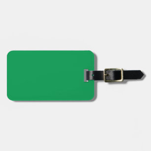 Two-Tone Green & Purple Luggage Tag