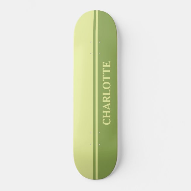 Two-Tone Green Skateboard (Front)