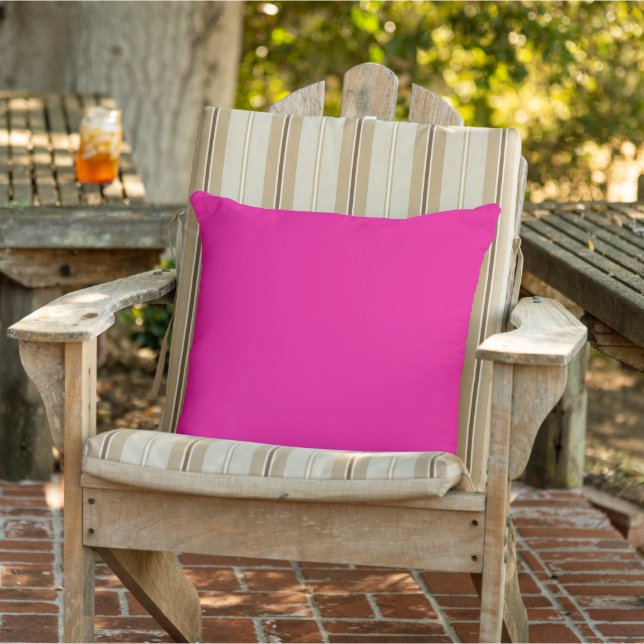 Two -Tone Hot Pink / Red   Cushion (Chair)