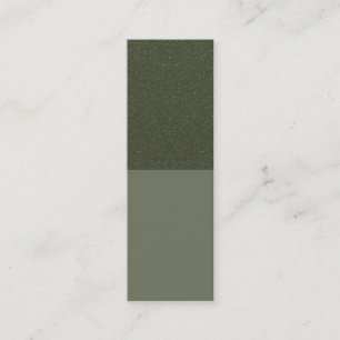 Two‐Tone Inverted Moss Green Cards – Customisable