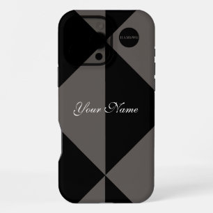 Two Tone Modern Graphic in Any Colour HAMbyWG iPhone 16 Pro Max Case