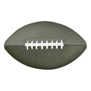 Two-Tone Moss Green Custom Football