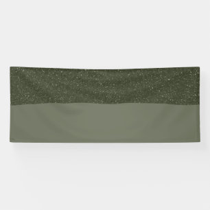 Two-Tone Moss Green Event Banner – Customisable