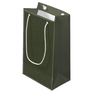 Two-Tone Moss Green Gift Bag (Customisable)