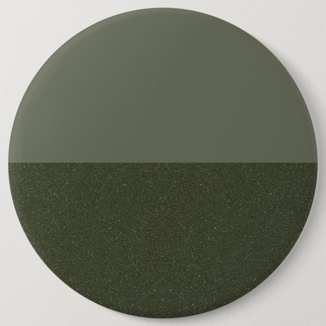 Two-Tone Moss Green Glitter Button – Customisable (Front)