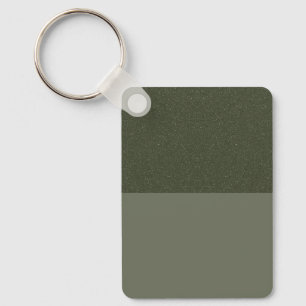 Two-Tone Moss Green Keychain Tag – Customisable