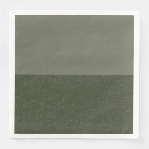 Two-Tone Moss Green Textured Napkin – Customisable