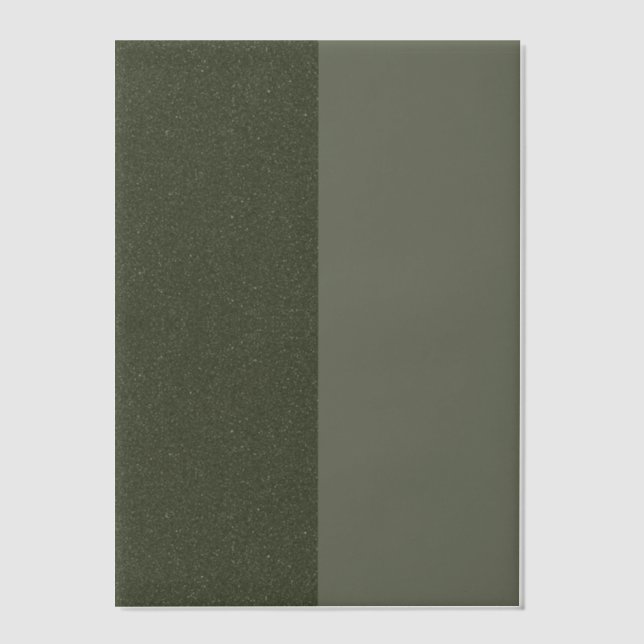 Two-Tone Moss Green Vellum Overlay – Customisable Invitations (Front)