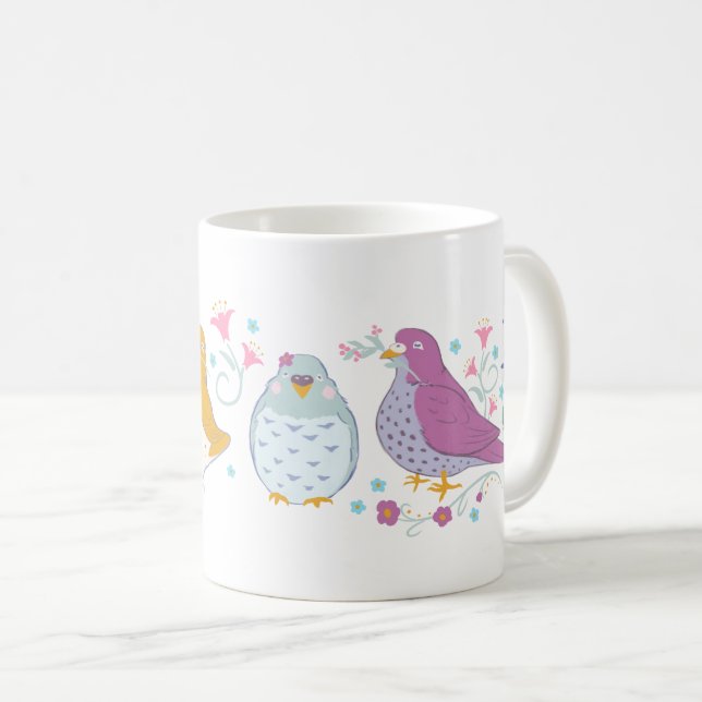 Two-Tone Mug, 11 oz Coffee Mug (Front Right)