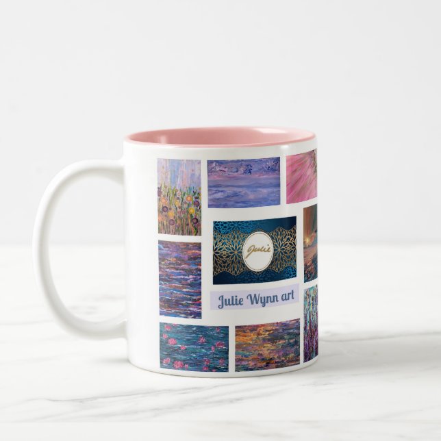 Two-Tone Mug, 11 oz Coffee Mug (Left)