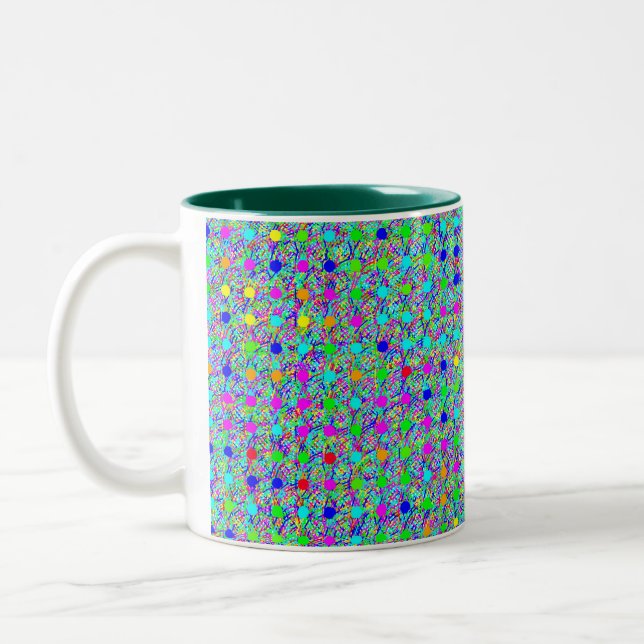 Two-Tone Mug, 11 oz Coffee Mug (Left)
