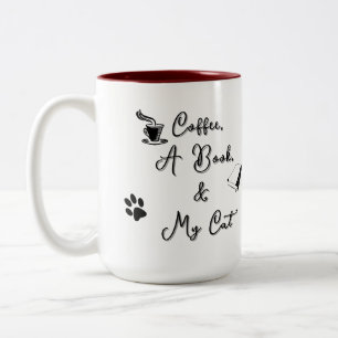 Two-tone Mug 15 oz (burgundy)