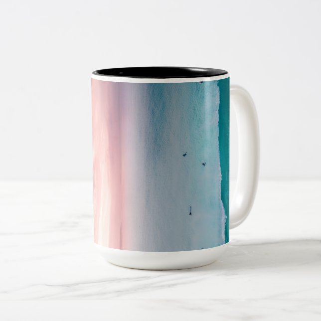 Two-Tone Mug, 15 oz Coffee Mug (Front Right)