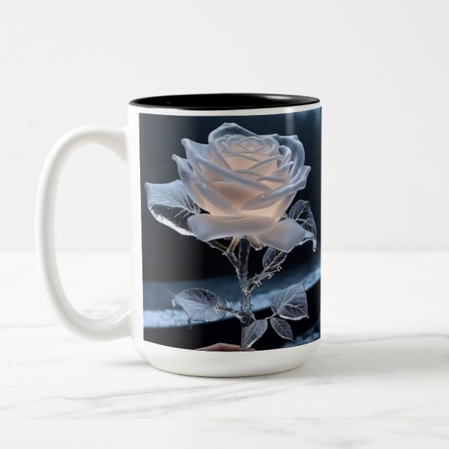 Two-Tone Mug, 15 oz Coffee Mug (Left)
