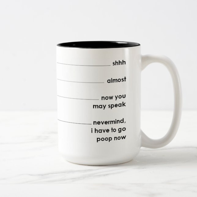 Two-Tone Mug, 15 oz Coffee Mug (Right)