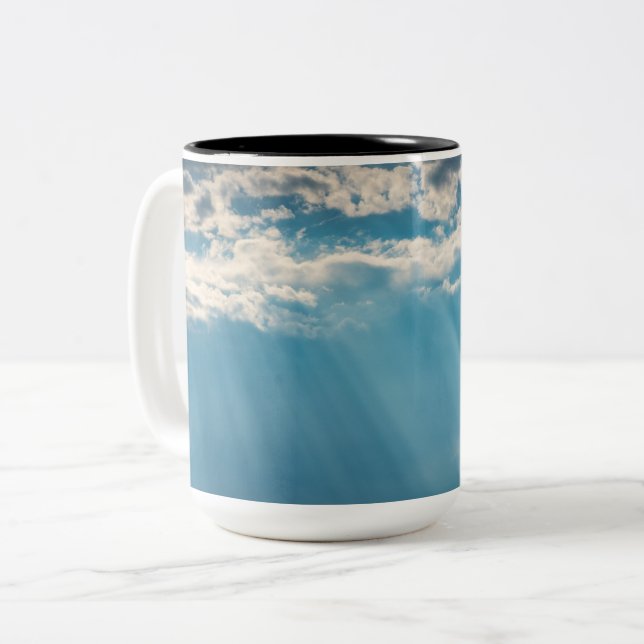 Two-Tone Mug, 15 oz Coffee Mug (Front Left)