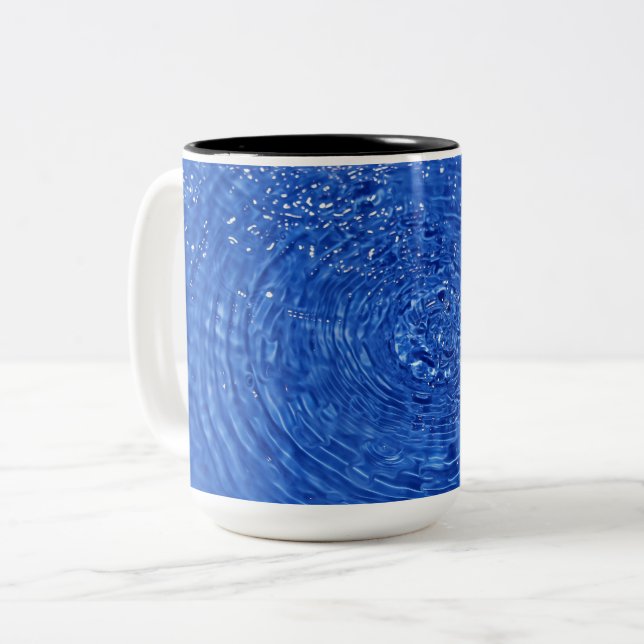 Two-Tone Mug, 15 oz Coffee Mug (Front Left)