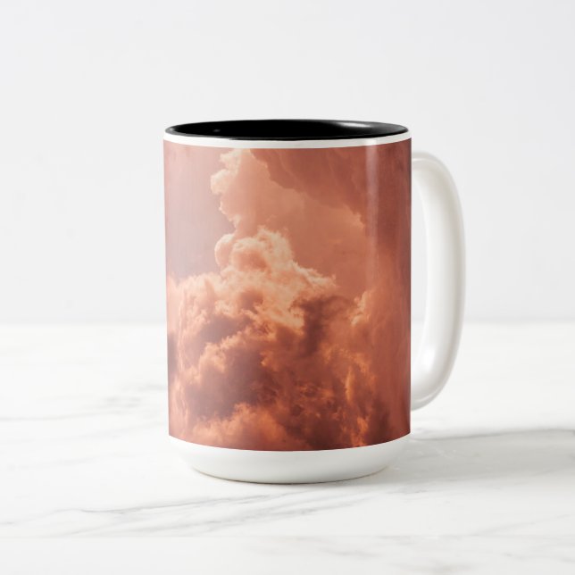 Two-Tone Mug, 15 oz Coffee Mug (Front Right)