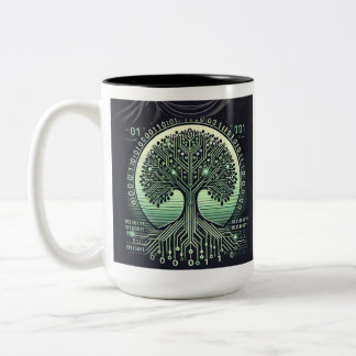 Two-Tone Mug, 15 oz for Software engineers Coffee Mug