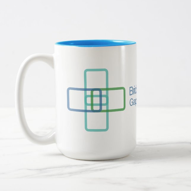 Two-Tone Mug, 15 oz Two-Tone Coffee Mug (Left)