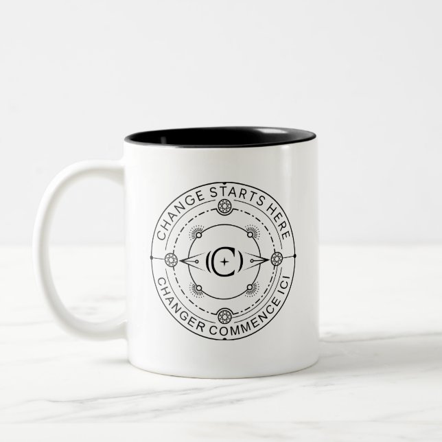 Two-Tone Mug, 325 ml Coffee Mug (Left)