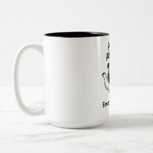 Two-Tone Mug: Cute Chubby Panda Coffee Companion Mug