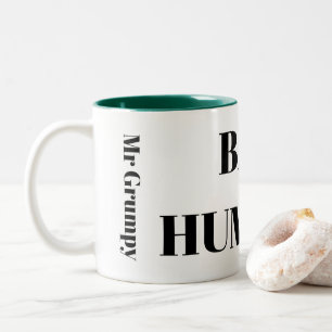 Two-Tone Mug - Mr Grumpy Bah Humbug