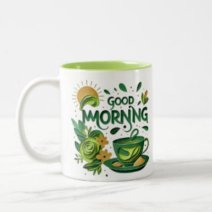 Two-Tone Mug pop of colour to your morning coffee