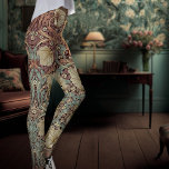 Two-Tone Pimpernel Dusty Pink & Blue Morris Leggings<br><div class="desc">William Morris Pimpernel Floral Vintage Art Wallpaper Design William Morris was an English textile designer, artist, writer, and socialist associated with the Pre-Raphaelite Brotherhood and British Arts and Crafts Movement. He founded a design firm in partnership with the artist Edward Burne-Jones, and the poet and artist Dante Gabriel Rossetti. This...</div>